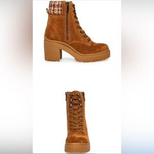 New Steve Madden Jaydin-F Brown Suede Leather Boots